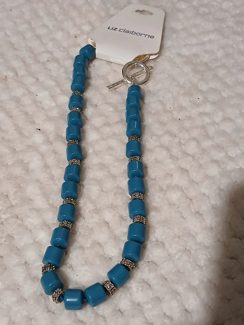Liz Claiborne Turquoise Beaded Necklace